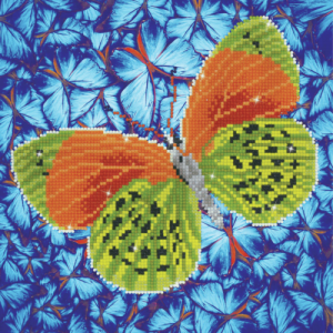 Zestaw do wyklejania diamentami Design Motyl